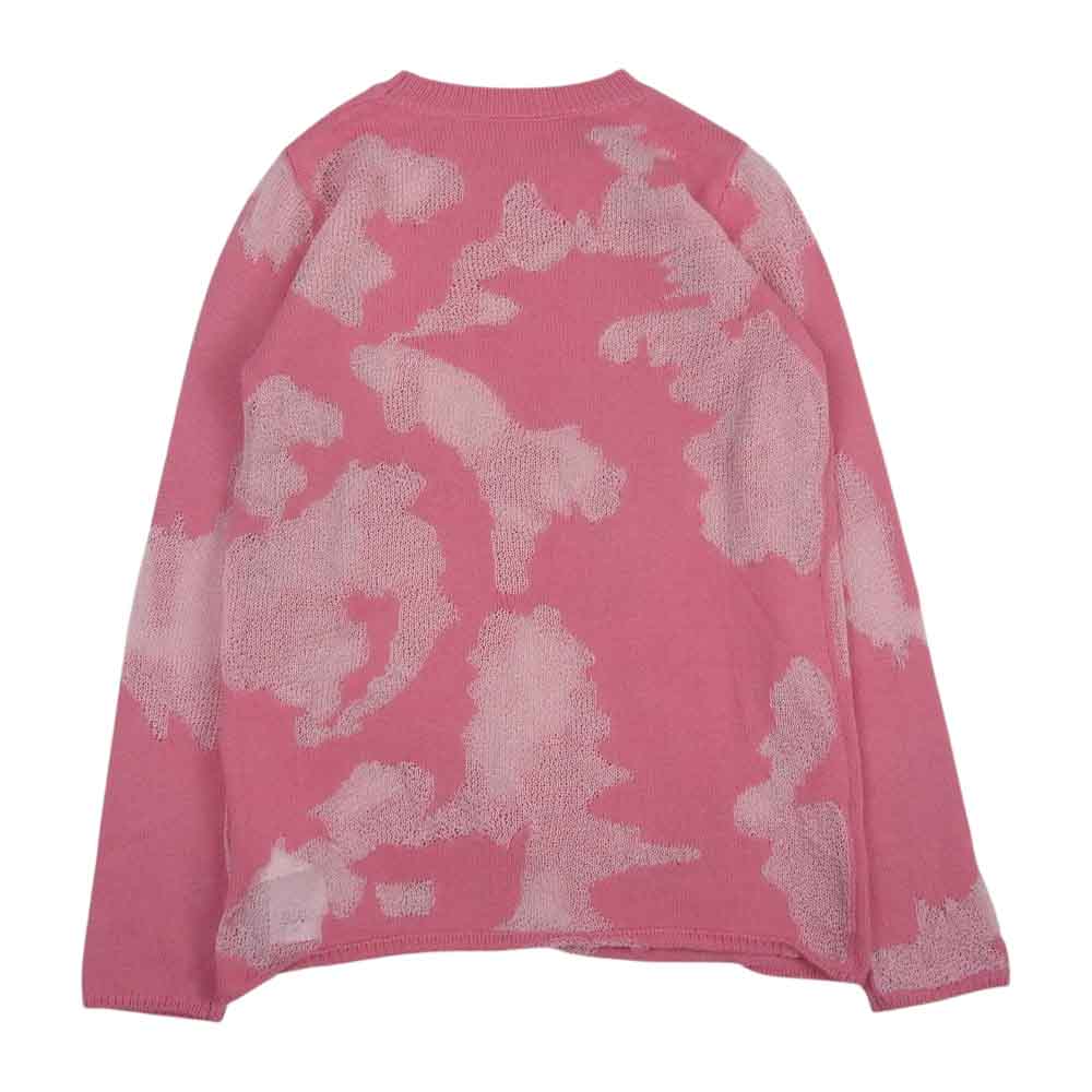 アメリ ヴィンテージ 01210160260 DEVORER SHEER KNIT シアー ニット 長袖 セーター ピンク系 F【新古品】【未使用】【中古】