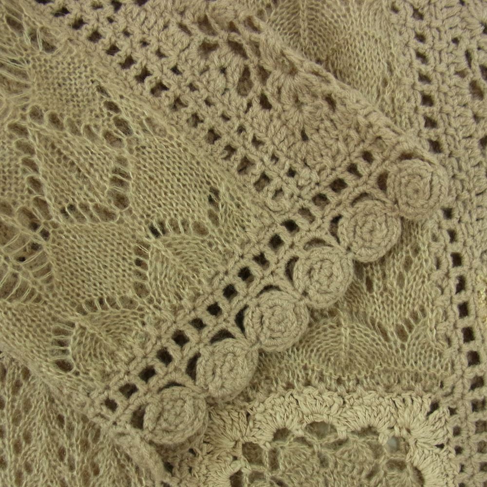 アメリヴィンテージ COASTER LACE TIGHT DRESS コースター レース タイト ドレス ワンピース ベージュ系 M【極上美品】【中古】