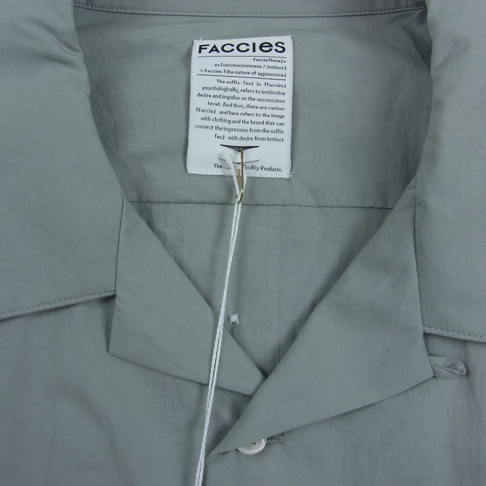 ファチーズ FCS21SF007 OUMI BLEACJING CUBAN SHIRT 近江ブリッチング キューバ シャツ グリーン系 1【美品】【中古】