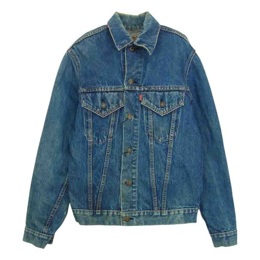 Levi's リーバイス ヴィンテージ オリジナル 70505 BIG E 4th 刻印529 布製ケアタグ デニム ジャケット インディゴブルー系 サイズ表記無【中古】