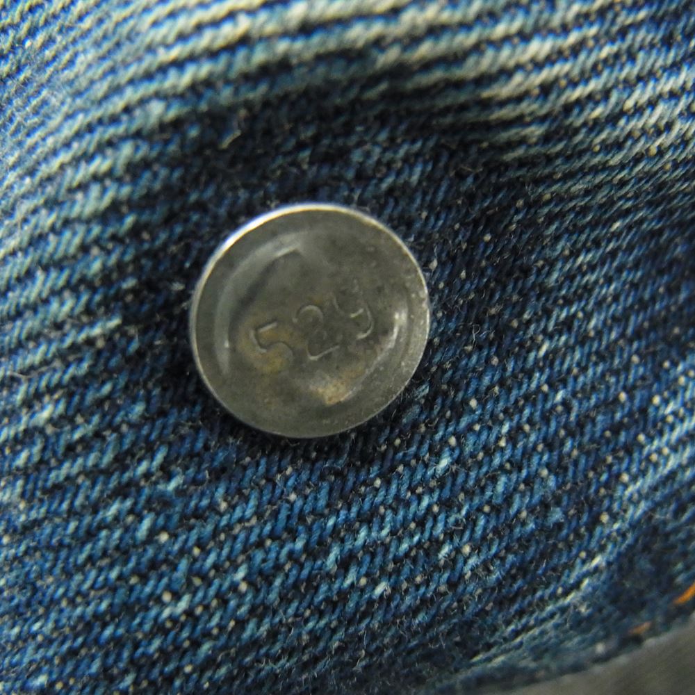Levi's リーバイス ヴィンテージ オリジナル 70505 BIG E 4th 刻印529 布製ケアタグ デニム ジャケット インディゴブルー系 サイズ表記無【中古】