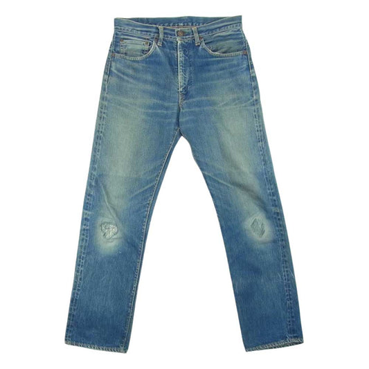 Levi's リーバイス ヴィンテージ オリジナル 551ZXX Vステッチ 刻印K 隠しリベット デニムパンツ インディゴブルー系 サイズ表記無【中古】
