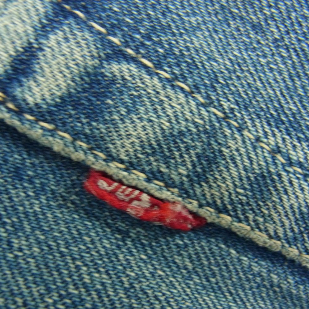Levi's リーバイス ヴィンテージ オリジナル 551ZXX Vステッチ 刻印K 隠しリベット デニムパンツ インディゴブルー系 サイズ表記無【中古】