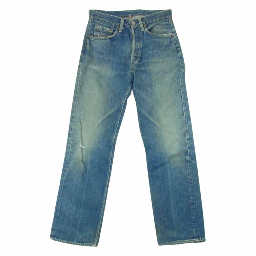 Levi's リーバイス ヴィンテージ オリジナル 501 66前期 BIG E Vステッチ 刻印6 デニムパンツ インディゴブルー系 サイズ表記無【中古】