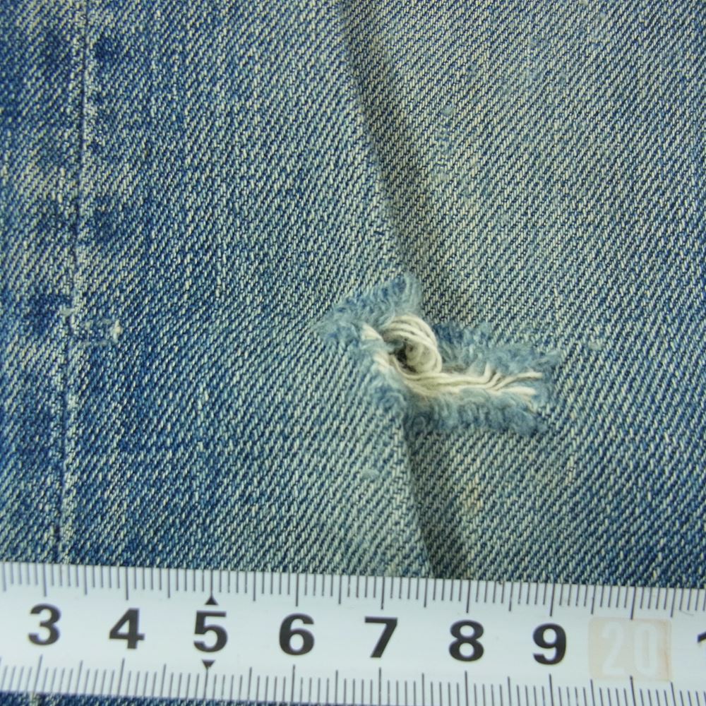 Levi's リーバイス ヴィンテージ オリジナル 501 66前期 BIG E Vステッチ 刻印6 デニムパンツ インディゴブルー系 サイズ表記無【中古】