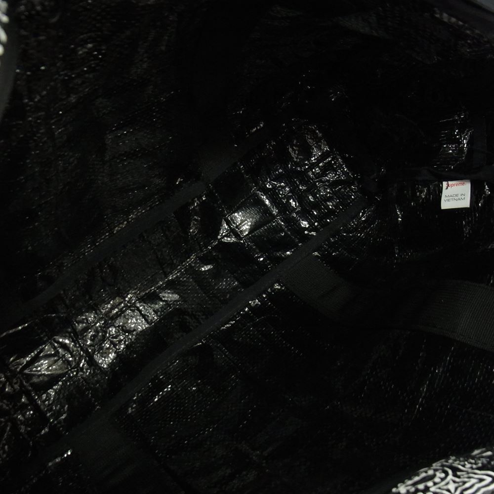Supreme シュプリーム 21SS  Bandana Tarp Small Duffle Bag バンダナ タープ スモール ダッフルバッグ ナイロンバック ボックスロゴ バッグ  ブラック系【中古】