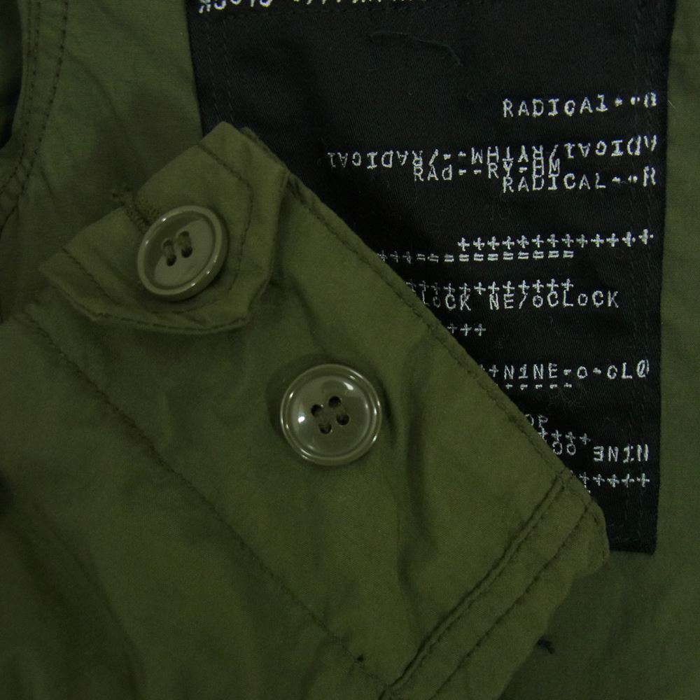 SOPHNET. ソフネット 17AW  SOPH-178167 × Tom Hingston トムヒンストン × ALPHA  アルファ カスタム モッズ パーカー カーキ系 S【中古】
