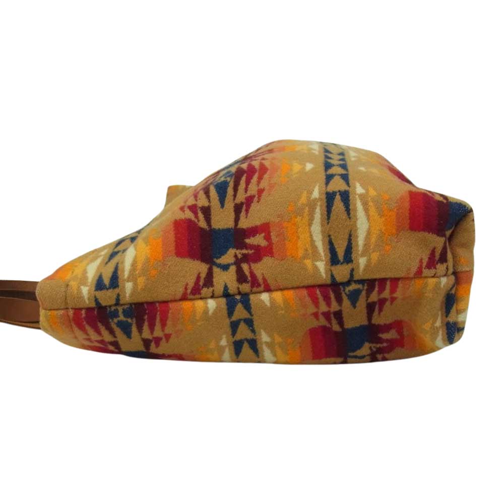 HYSTERIC GLAMOUR ヒステリックグラマー × ペンドルトン ネイティヴ柄 トートバック Pendleton bag 鞄 ブラウン系【中古】