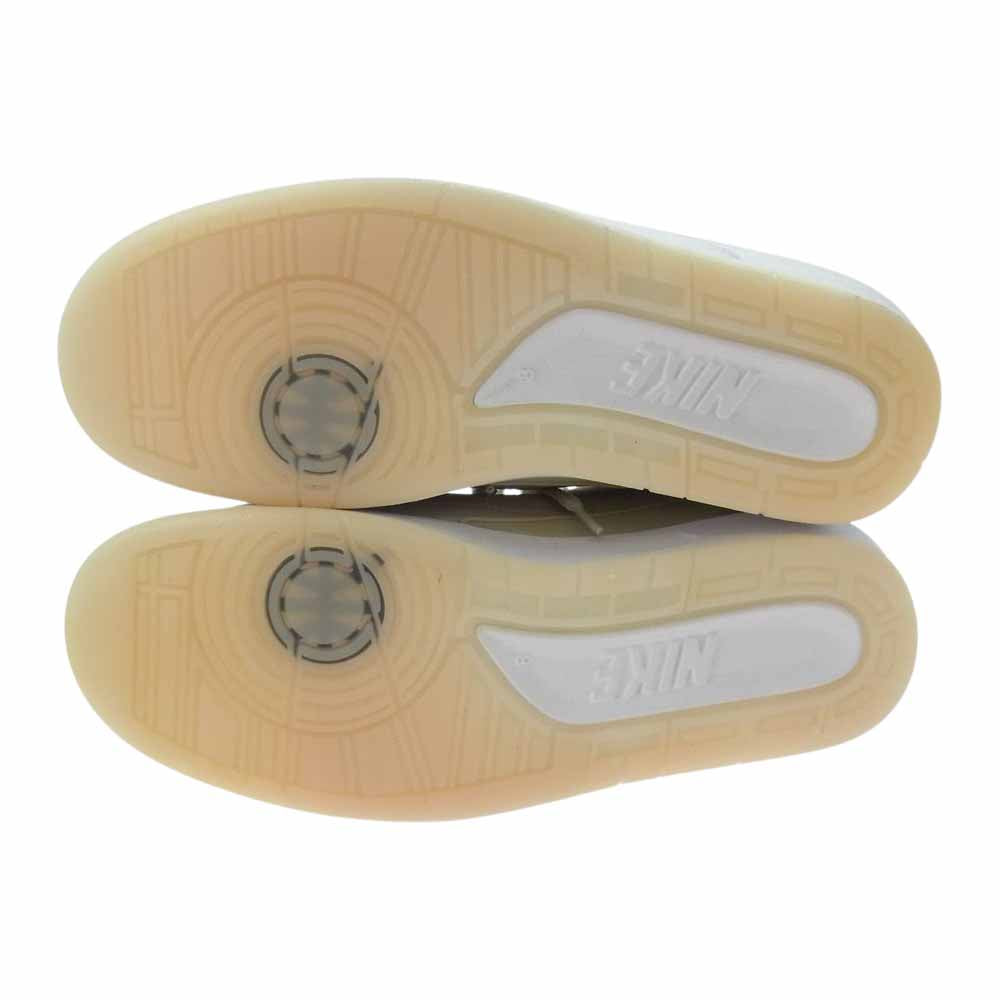 NIKE ナイキ 866035 001 AIR JORDAN 2 RETRO Q54 QUAI 54  light bone metallic gold-white エア ジョーダン レトロ  グレー系 26cm【極上美品】【中古】