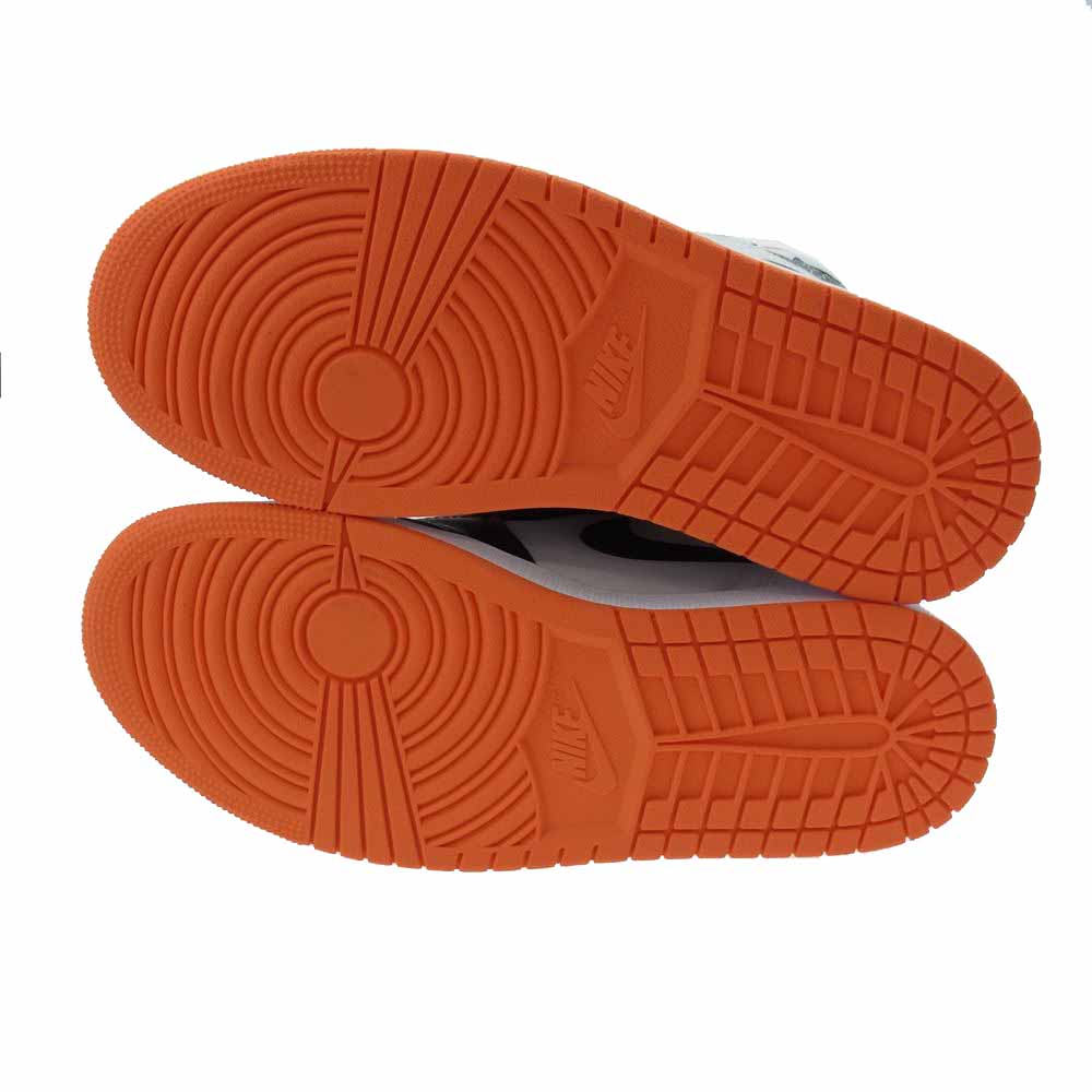 NIKE ナイキ 555088-180 Air Jordan 1 Retro High OG "Electro Orange" エアジョーダン レトロ ハイ エレクトロ オレンジ ホワイト系 26cm【新古品】【未使用】【中古】