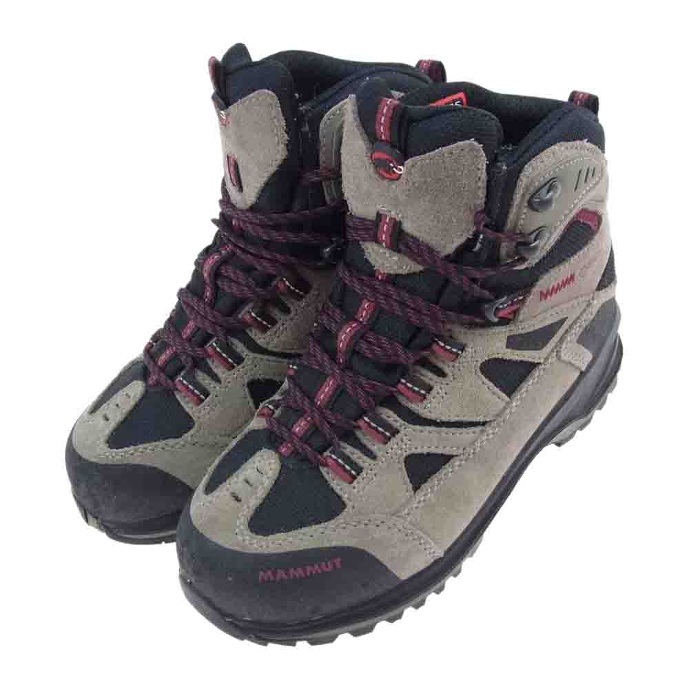 Mammut マムート TETON GTX GORE-TEX ゴアテックス トレッキング ブーツ ブラック系 ブラウン系 23.0cm【中古】