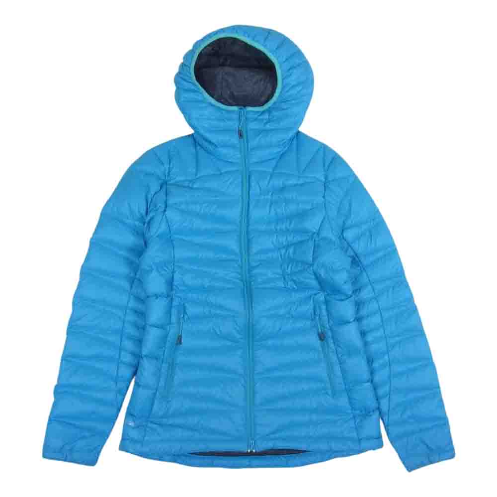 Mammut マムート 1010-1850 フード付き ジップ ダウン ジャケット ライトブルー系 M【中古】