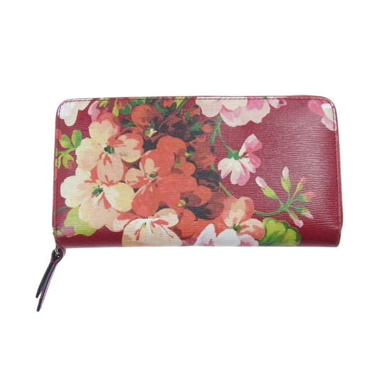 GUCCI グッチ 410102 ブルームス ラウンドファスナー 長財布  マルチカラー系【中古】
