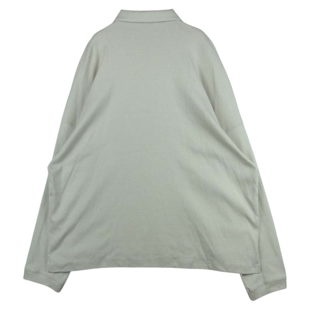 PUBLIC TOKYO 151520001 プレミアムフライス L/S ビッグ 長袖 ポロ シャツ グレイッシュベージュ系 2【中古】