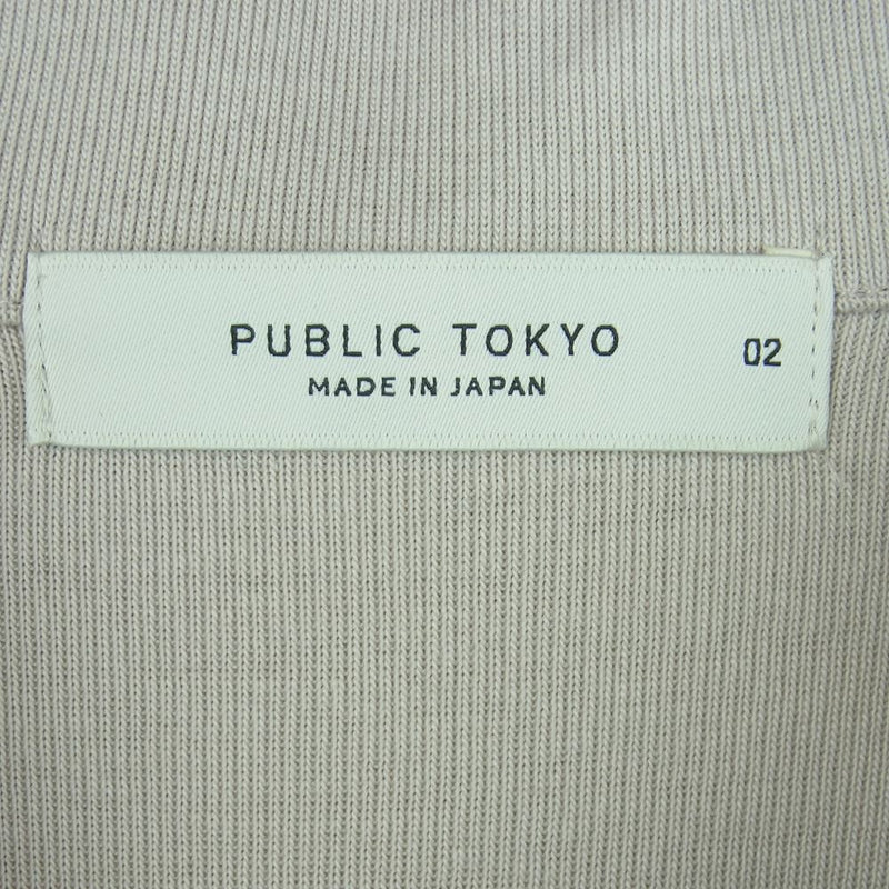 PUBLIC TOKYO 151520001 プレミアムフライス L/S ビッグ 長袖 ポロ