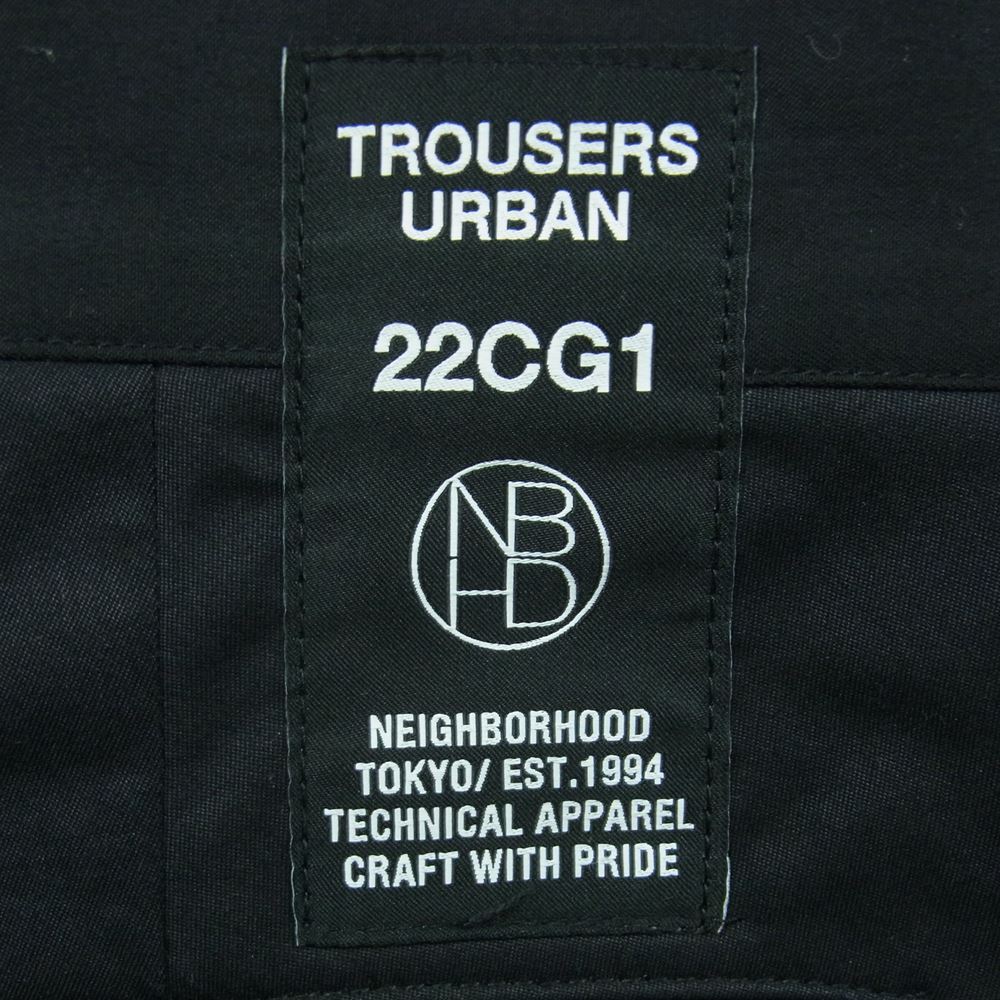 NEIGHBORHOOD ネイバーフッド 221AQNH-PTM03 TUCK E-PT タック スラックス トラウザー パンツ 日本製 ブラック系 L【中古】