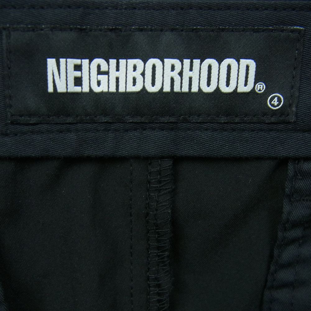 NEIGHBORHOOD ネイバーフッド 221AQNH-PTM03 TUCK E-PT タック スラックス トラウザー パンツ 日本製 ブラック系 L【中古】