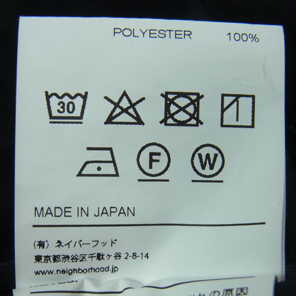 NEIGHBORHOOD ネイバーフッド 221AQNH-PTM03 TUCK E-PT タック スラックス トラウザー パンツ 日本製 ブラック系 L【中古】