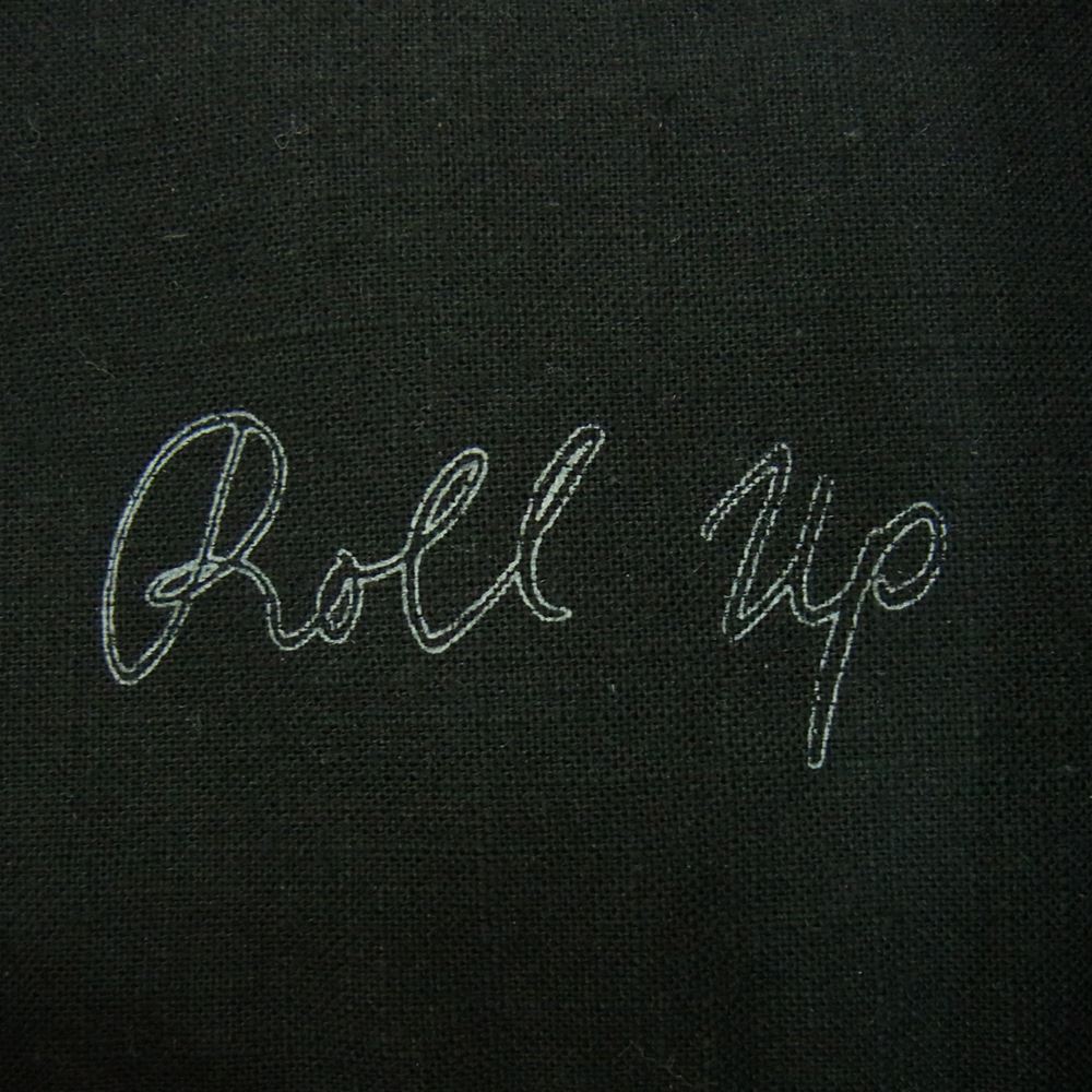 PORTER CLASSIC ポータークラシック ROLL UP SHIRT コットン ロールアップ シャツ ブラック系 L【中古】