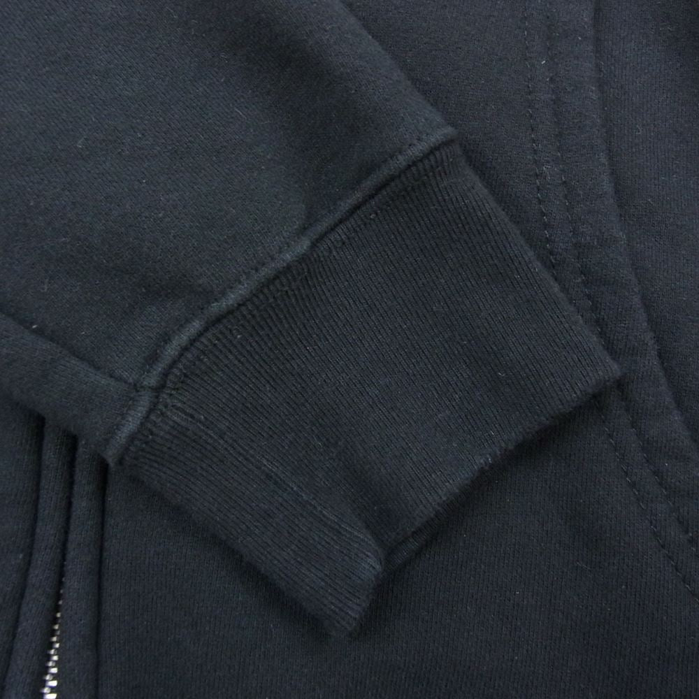 COMME des GARCONS コムデギャルソン AD2018 SB-T014 CDG ホログラムロゴ バックプリント ジップパーカー ブラック系 XL【中古】