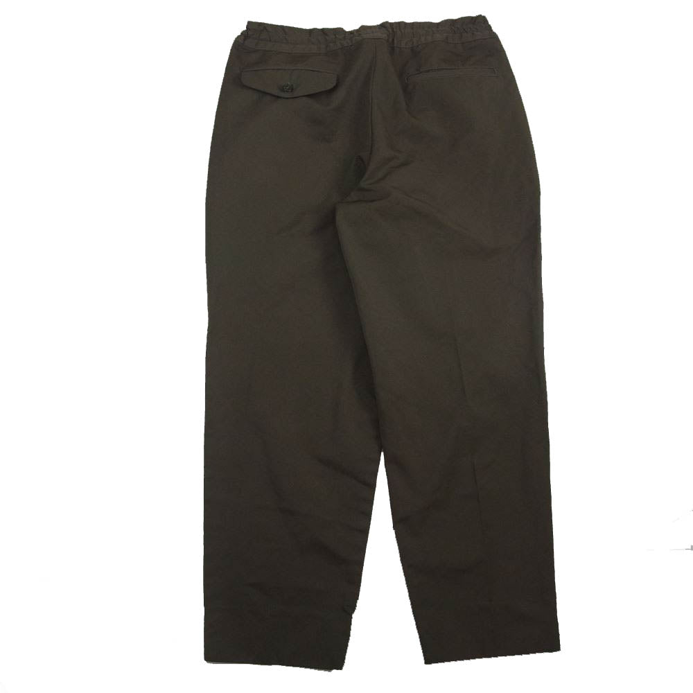 COMME des GARCONS HOMME DEUX コムデギャルソンオムドゥ AD2019 DE-P033 エステル製品染め テーパード イージー パンツ カーキ系 S【美品】【中古】