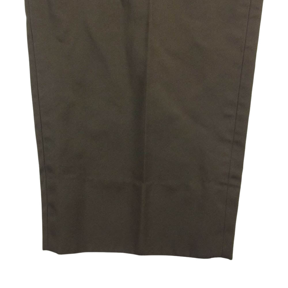 COMME des GARCONS HOMME DEUX コムデギャルソンオムドゥ AD2019 DE-P033 エステル製品染め テーパード イージー パンツ カーキ系 S【美品】【中古】