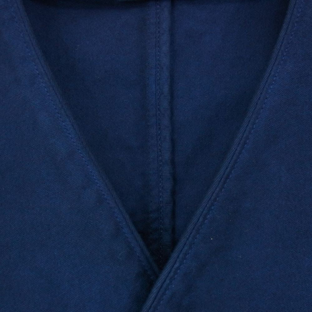 PORTER CLASSIC ポータークラシック MOLESKIN CLASSIC VEST モールスキン クラシック ベスト インディゴ ネイビー系 L【中古】