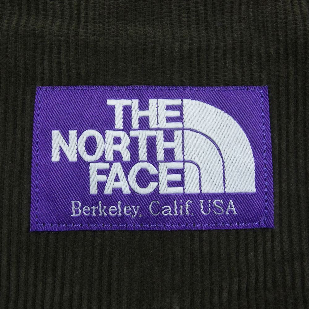 THE NORTH FACE ノースフェイス NN7760N PURPLE LABEL パープルレーベル  Corduroy Tote Bag コーデュロイ トート バッグ カーキ系【中古】