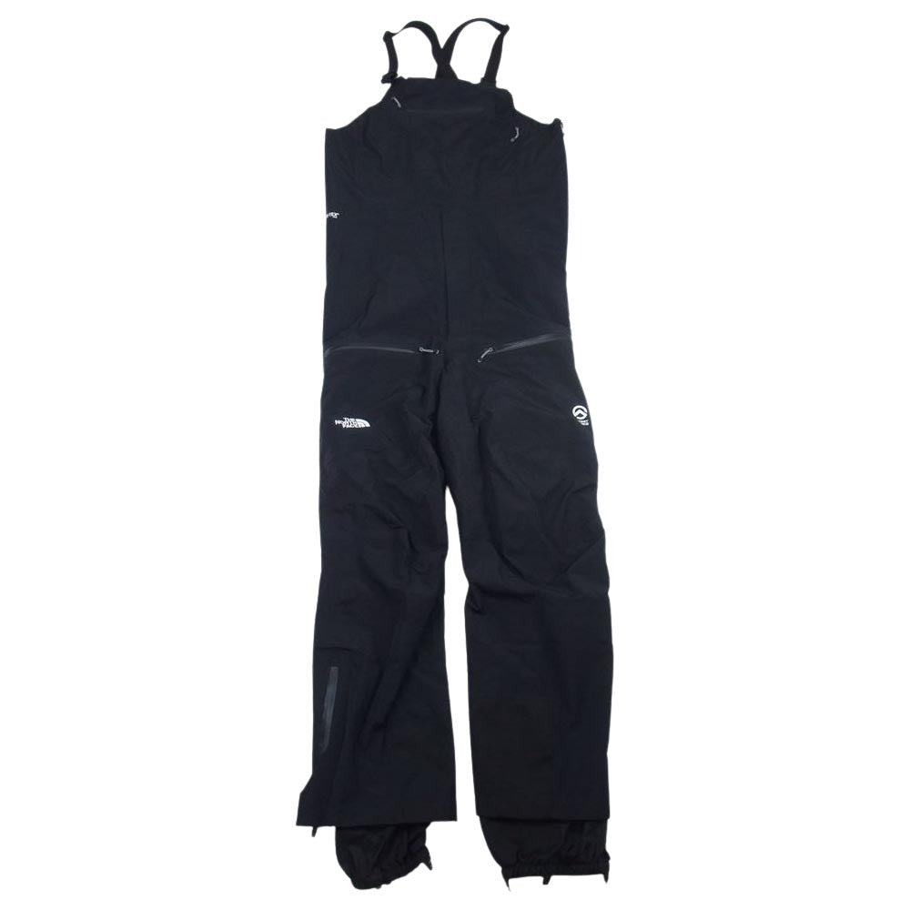 THE NORTH FACE ノースフェイス NP61712 GTX PRO BIB ゴアテックス ナイロン シェル オーバーオール ビブ パンツ ブラック系 L【中古】