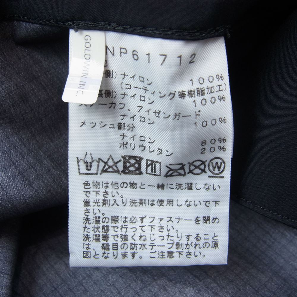 THE NORTH FACE ノースフェイス NP61712 GTX PRO BIB ゴアテックス ナイロン シェル オーバーオール ビブ パンツ ブラック系 L【中古】