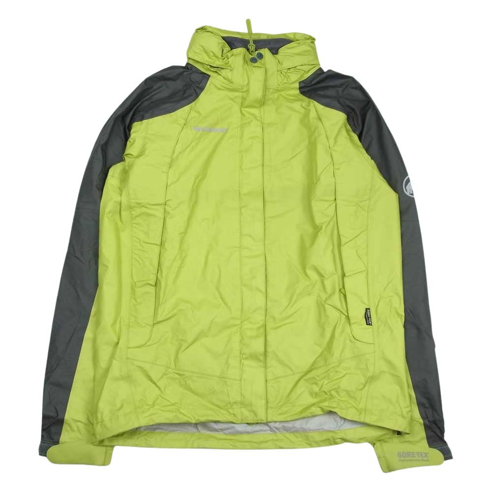Mammut マムート 1010-12740 CLIMATE Light Rain-Suit womens GORE-TEX ライメイトライトレインスーツ セットアップ グレー系 グリーン系 L【中古】