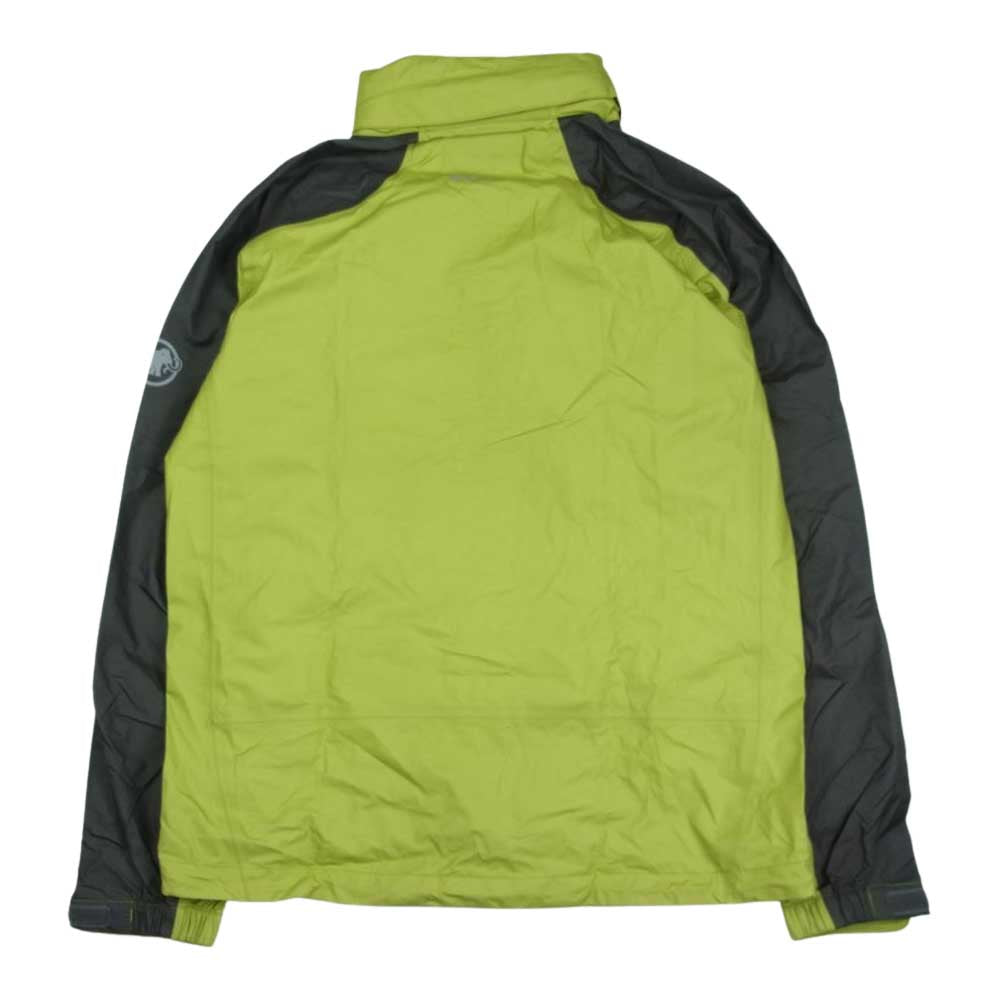 Mammut マムート 1010-12740 CLIMATE Light Rain-Suit womens GORE-TEX ライメイトライトレインスーツ セットアップ グレー系 グリーン系 L【中古】