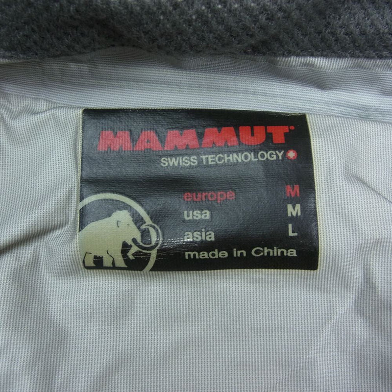 Mammut マムート 1010-12740 CLIMATE Light Rain-Suit womens GORE-TEX ライメイトライトレインスーツ セットアップ グレー系 グリーン系 L【中古】