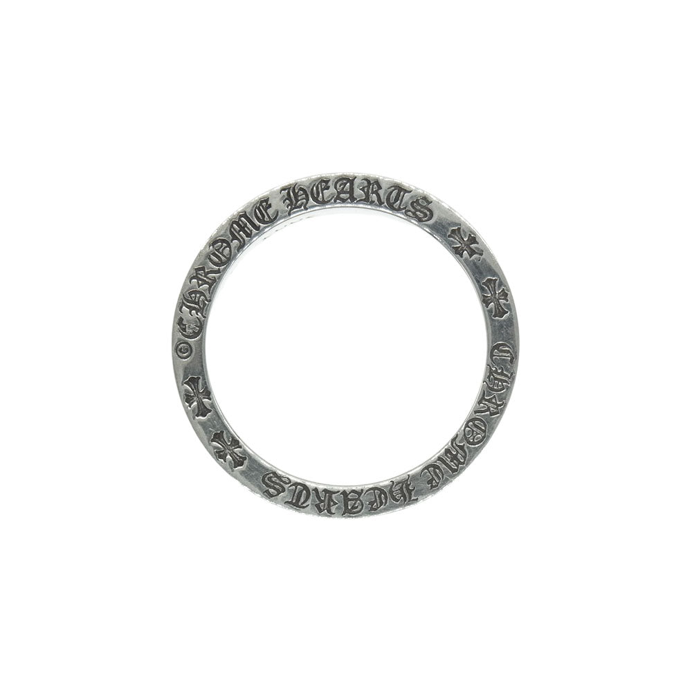 CHROME HEARTS クロムハーツ（原本無） 国内取扱店購入証明書付属 6mm FUCKYOU SPACER ファックユー スペーサー リング シルバー系 25号【中古】