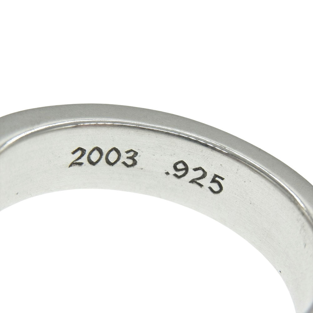 CHROME HEARTS クロムハーツ（原本無） 国内取扱店購入証明書付属 6mm FUCKYOU SPACER ファックユー スペーサー リング シルバー系 25号【中古】