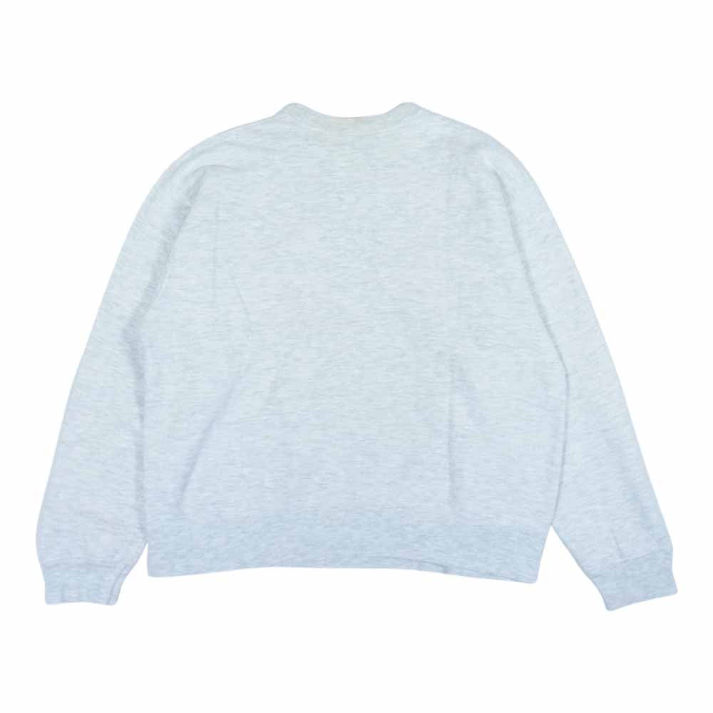 Champion チャンピオン 90s ロゴ刺繍 前V スウェット グレー系 L【中古】