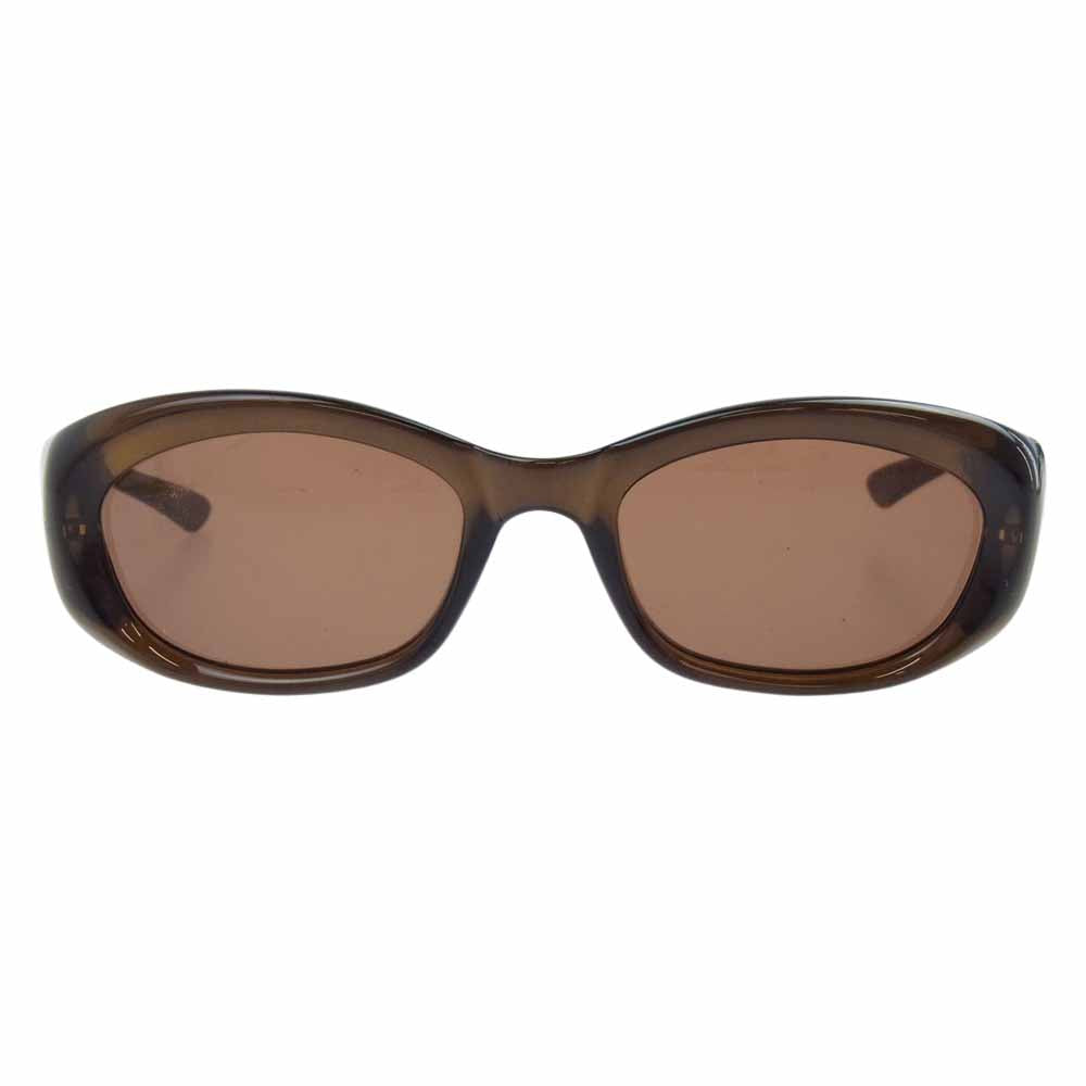GUCCI グッチ GG2432 オーバル アイウェア サングラス ダークブラウン系【中古】