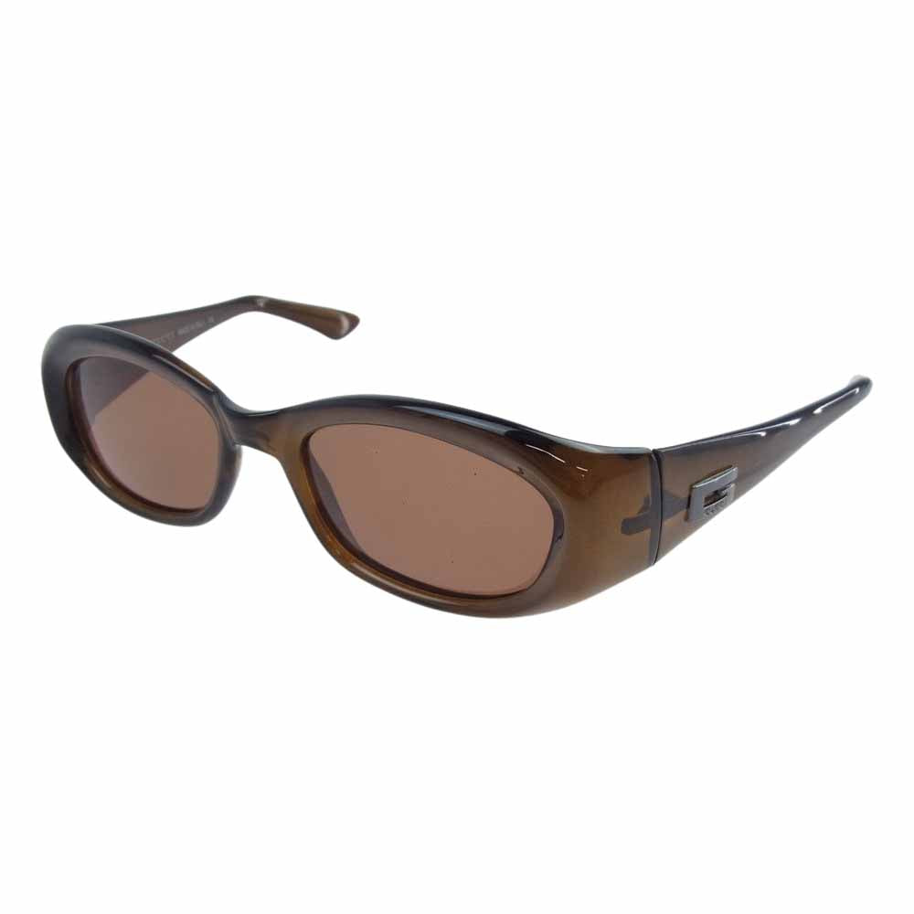 GUCCI グッチ GG2432 オーバル アイウェア サングラス ダークブラウン系【中古】