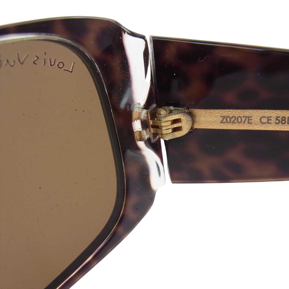 LOUIS VUITTON ルイ・ヴィトン Z0207E マルキーズ コレクション レオパード柄 サングラス ダークブラウン系【中古】