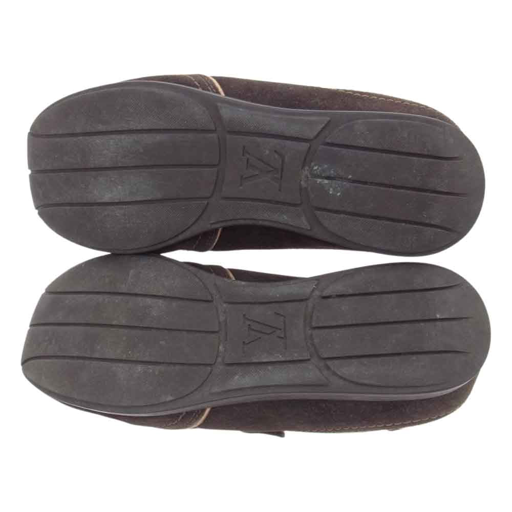 LOUIS VUITTON ルイ・ヴィトン モノグラム ベルクロ ローカット スニーカー ブラウン系 5【中古】