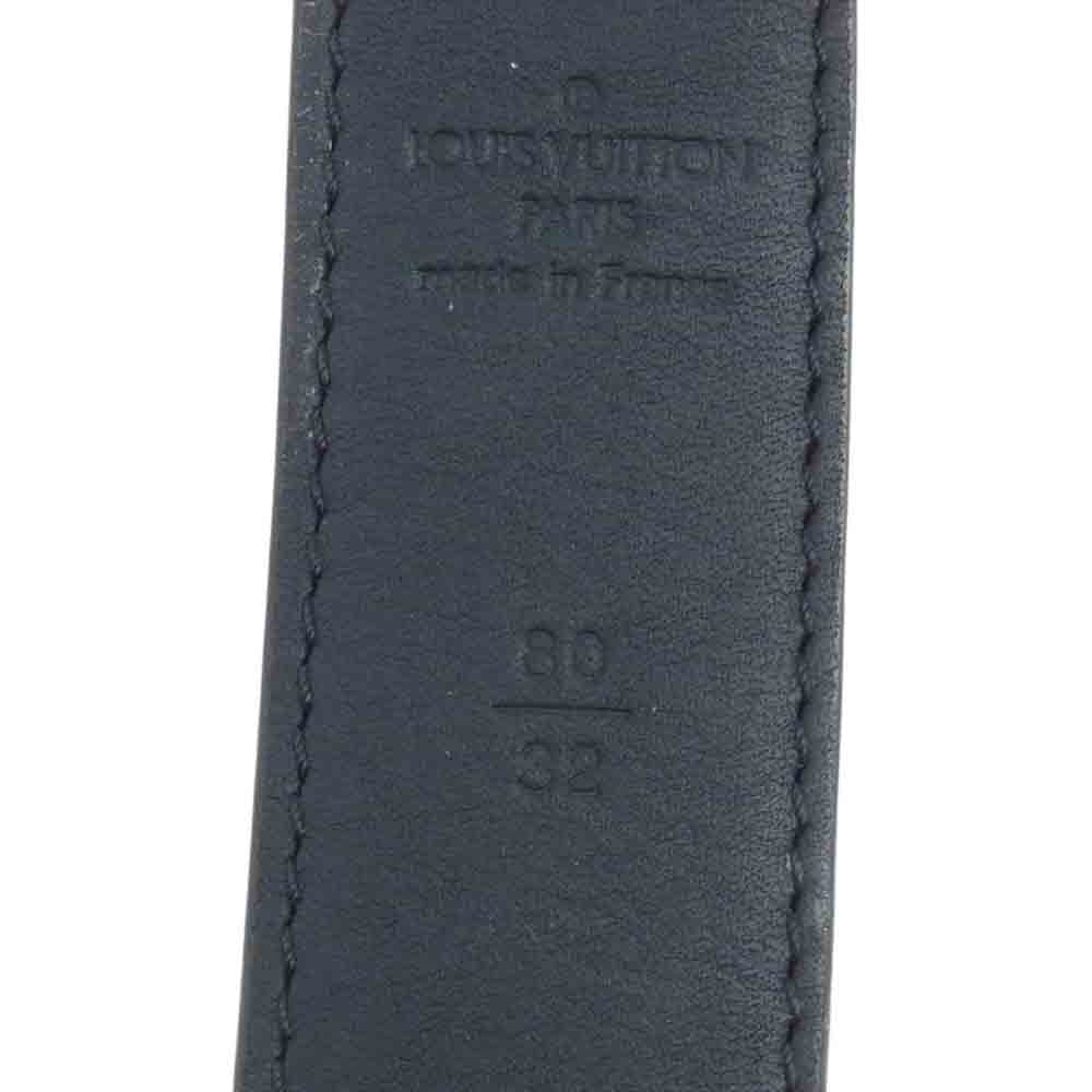 LOUIS VUITTON ルイ・ヴィトン M6944V ダミエ サンチュール キャレ レザー ベルト ブラウン系【中古】