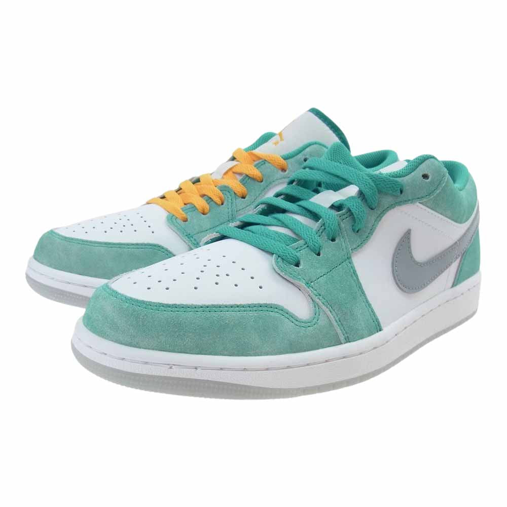 NIKE ナイキ DN3705-301  AIR JORDAN1 LOW SE New Emerald エアジョーダンワンロー エメラルド スニーカー マルチカラー系 27.5【新古品】【未使用】【中古】