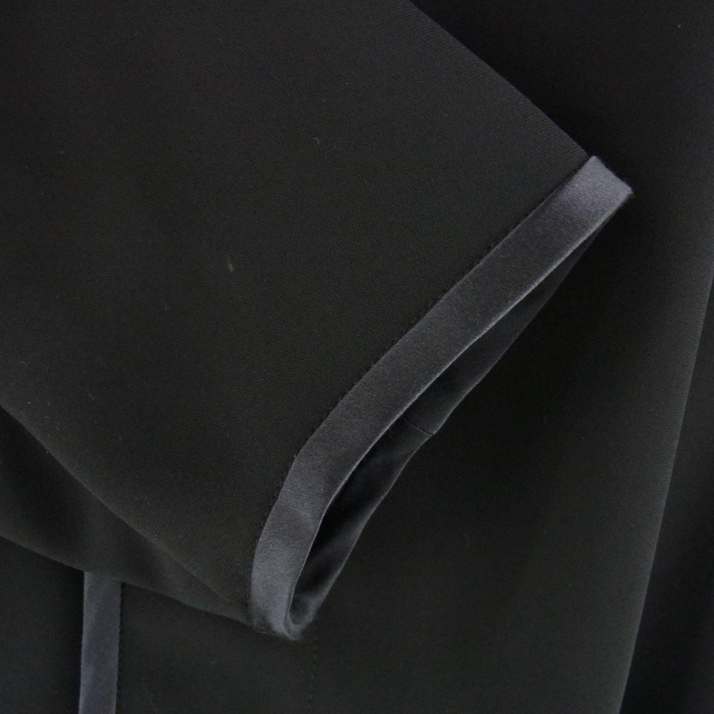 UNDERCOVER アンダーカバー シルク × ポリエステル コート hooded long coat  フーデッド ロングコート ジャケット ブラック系 2【中古】