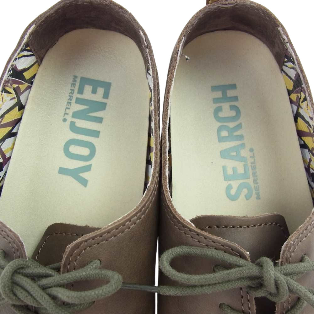 MERRELL メレル ENJOY ムートピアレース シューズ UK5.5 ブラウン系 US8【中古】