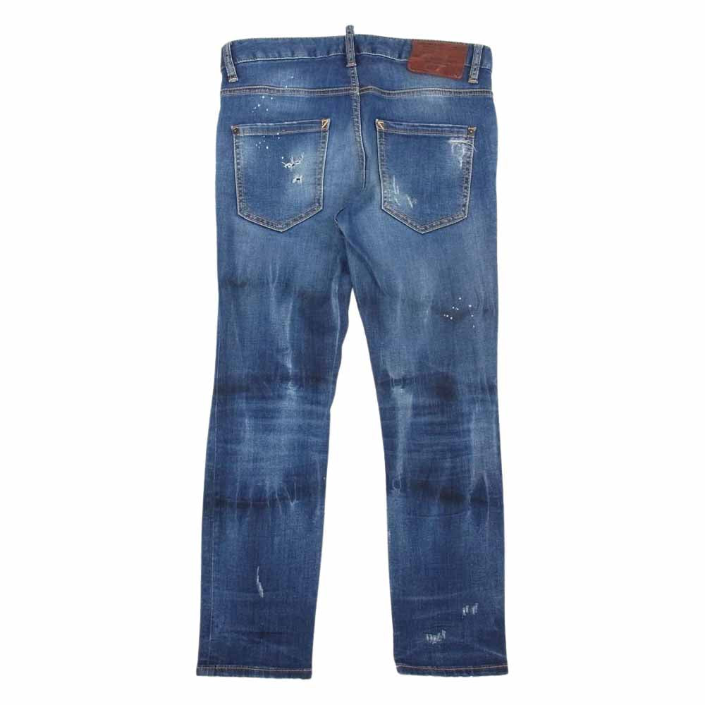 DSQUARED2 ディースクエアード F3-452 ストレッチ ダメージデニム 