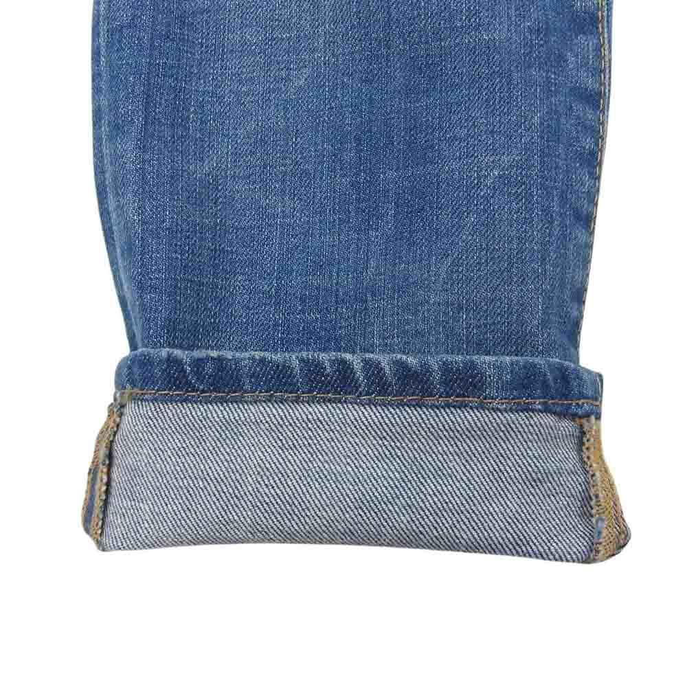 DSQUARED2 ディースクエアード F3-452 ダメージデニム リペア加工 バック刺繍 インディゴブルー系 36【中古】