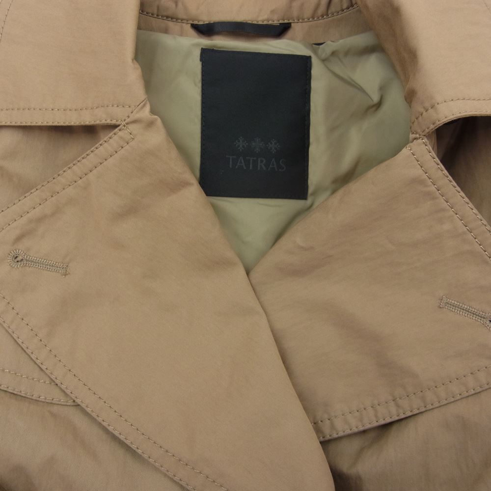 TATRAS タトラス LTA17S4524 ETNA ダウンライナー トレンチコート レディース ベージュ系 01【中古】