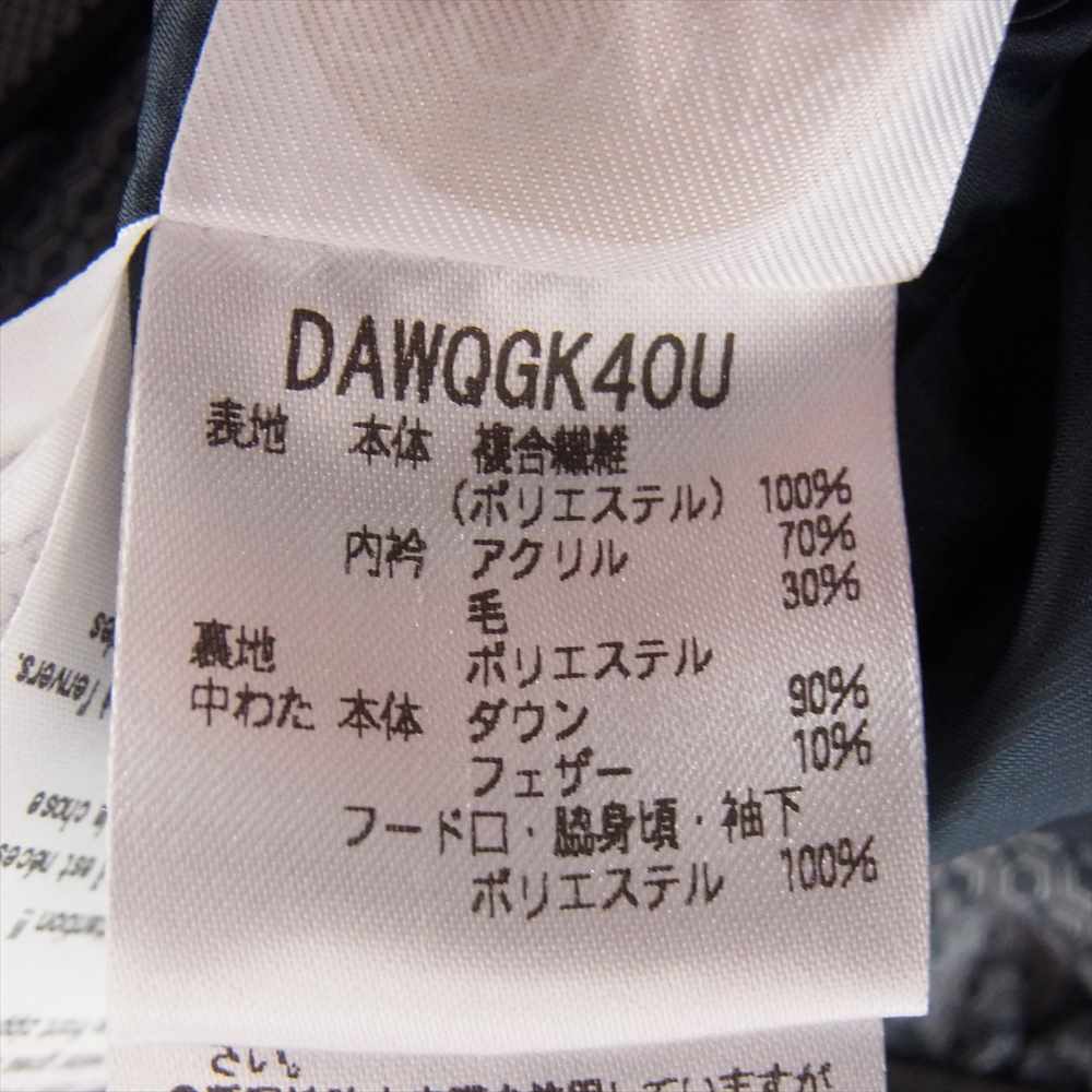 DESCENTE デサント DAWQGK40U ALLTERRAIN オルテライン 水沢ダウン MIZUSAWA DOWN JACKET MOUNTAINEER マウンテニア ダウンジャケット レディース ネイビー系 M【中古】