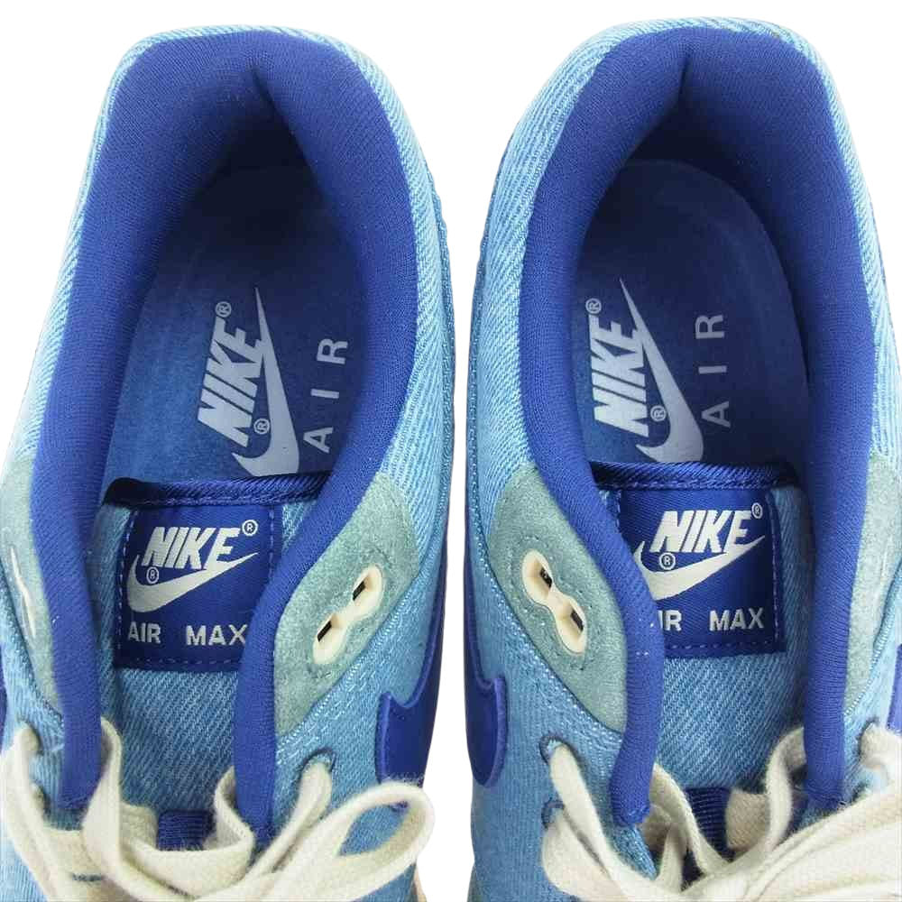 NIKE ナイキ DV3050-300 AIR MAX 1 PRM エアマックス プレミアム スニーカー インディゴブルー系 29cm【美品】【中古】