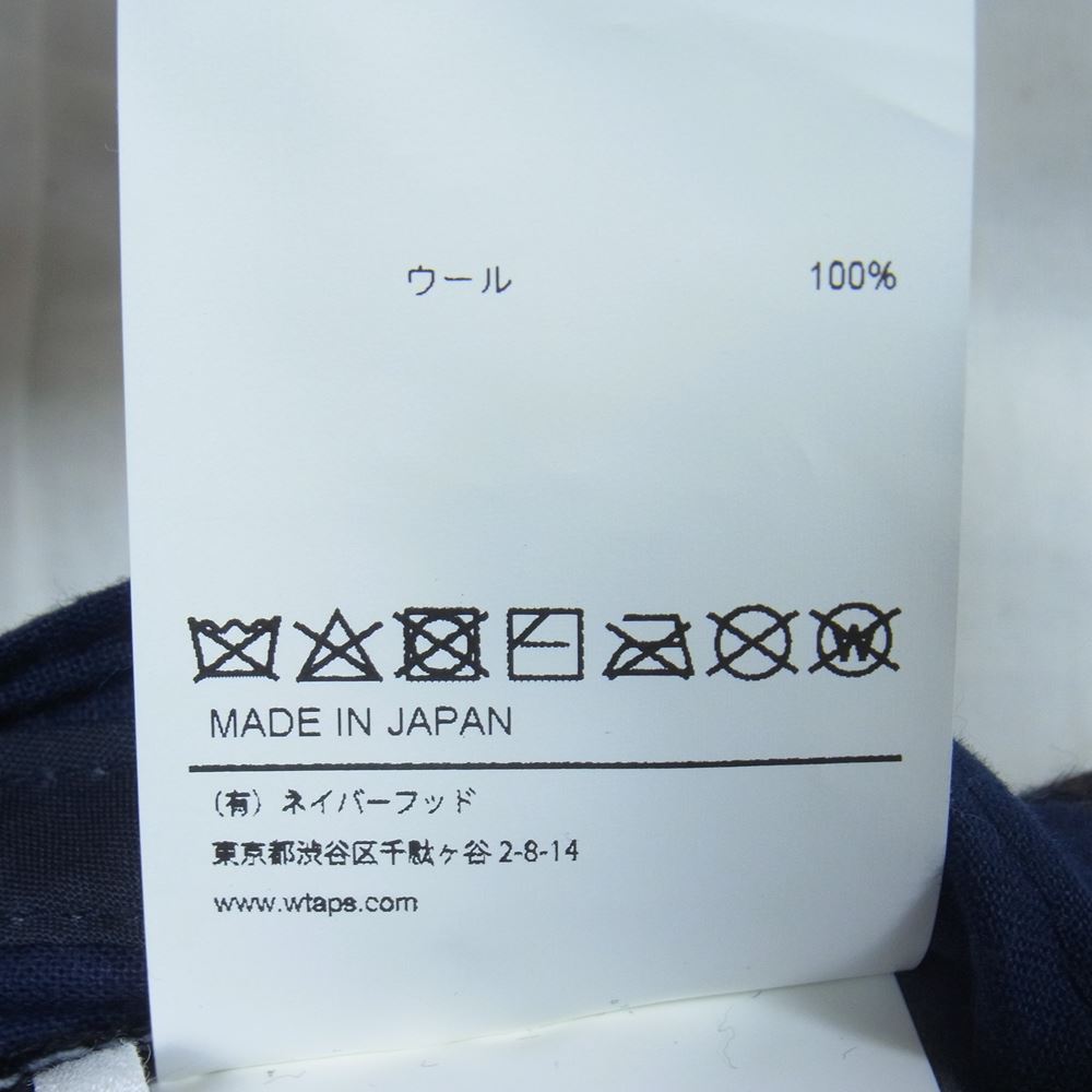WTAPS ダブルタップス 20AW 202HCDT-HT-14 BUCKET HAT チェック バケット ハット ネイビー系 XL【美品】【中古】